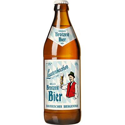 Lauterbacher Helles Brotzeit Bier 20x0,5l